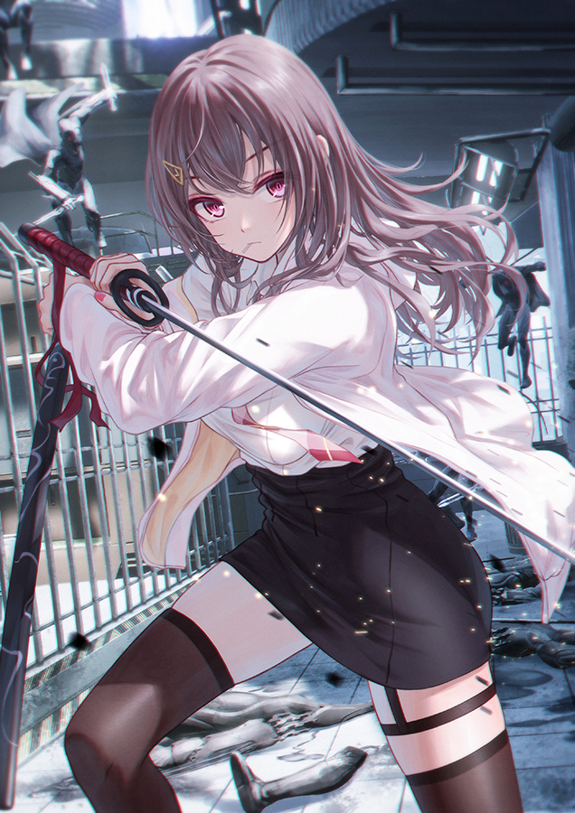 This is a pixiv picture whose title is Eliminate.