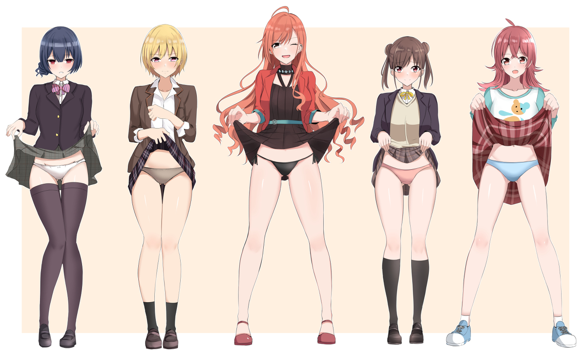 This is a pixiv picture whose title is おパンツ！.