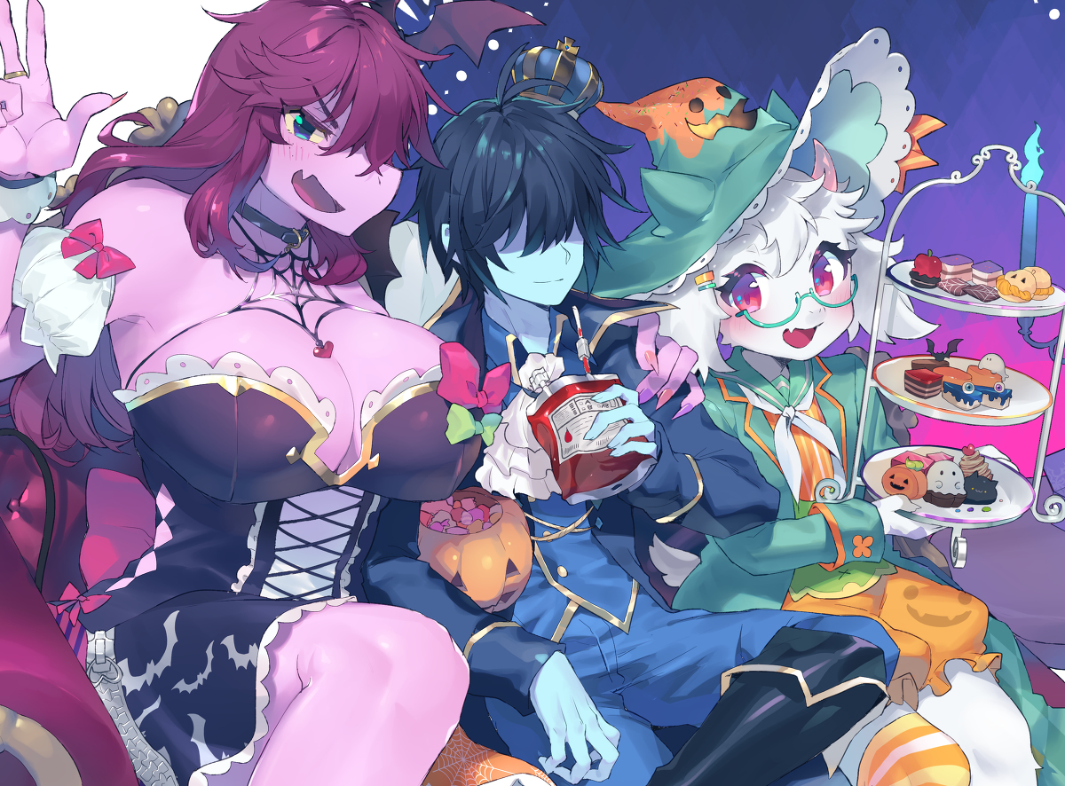 This is a pixiv picture whose title is deltarune 3周年.