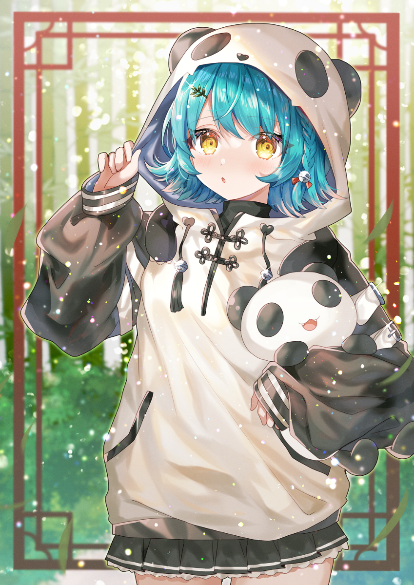 This is a pixiv picture whose title is 🐼.