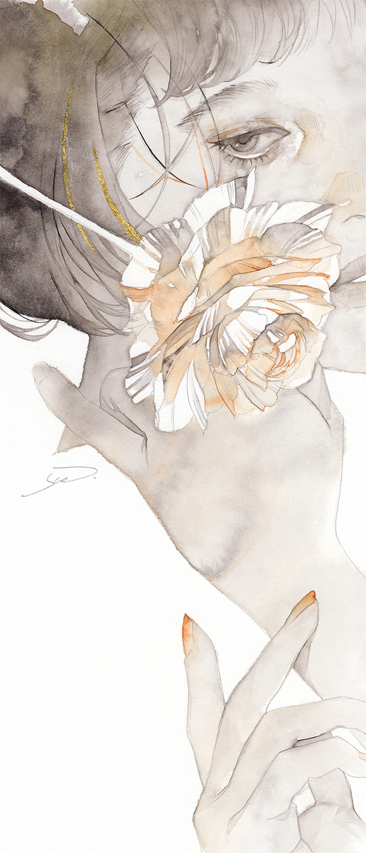 This is a pixiv picture whose title is 深秋（しんしゅう）.