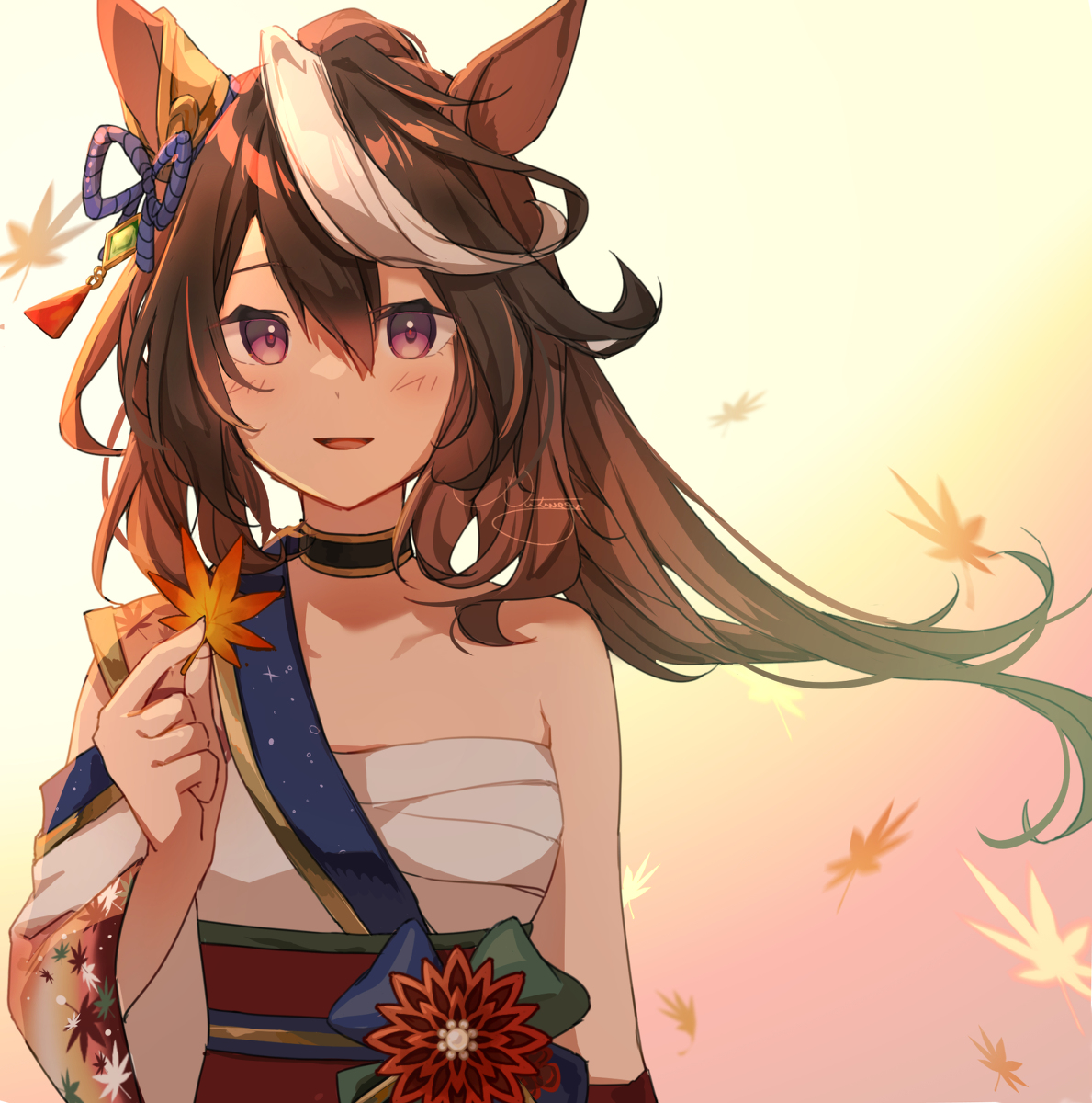 This is a pixiv picture whose title is 和装シンボリルドルフ.