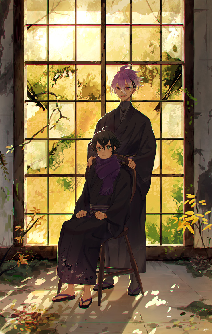This is a pixiv picture whose title is 軽装一周年.