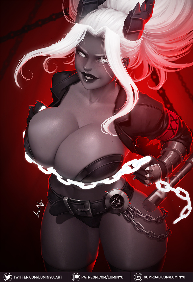This is a pixiv picture whose title is Judgement.
