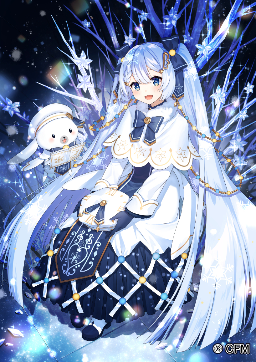 This is a pixiv picture whose title is 【お仕事】サブビジュアル【雪ミク2021】.