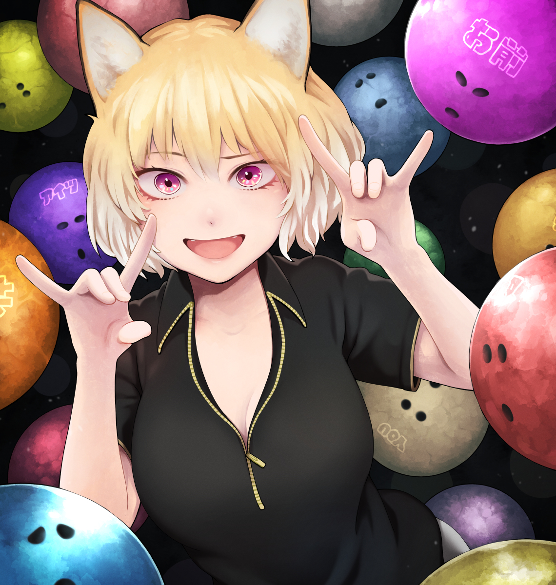 This is a pixiv picture whose title is Hungry Fox.
