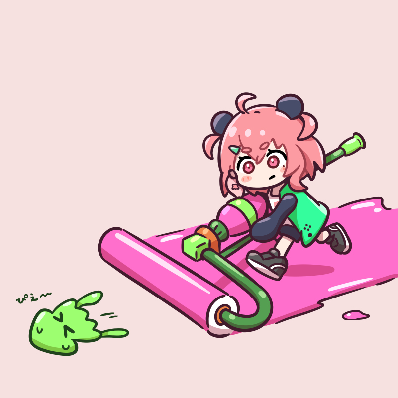 This is a pixiv picture whose title is スプラ笹.