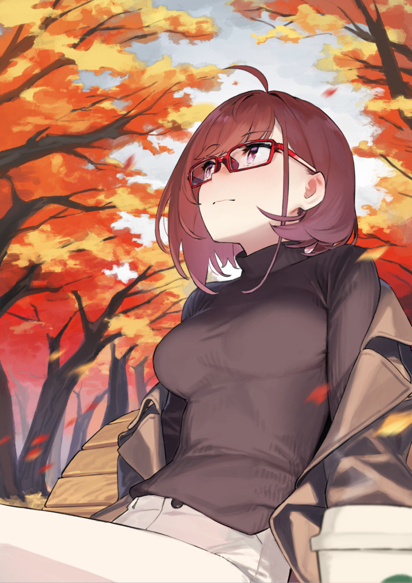 This is a pixiv picture whose title is 近視の姉＃29.
