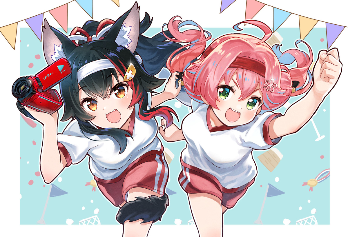 This is a pixiv picture whose title is ホロライブ大運動会2021.