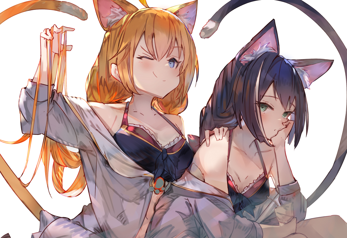 This is a pixiv picture whose title is ペコリーヌ＆キャル.