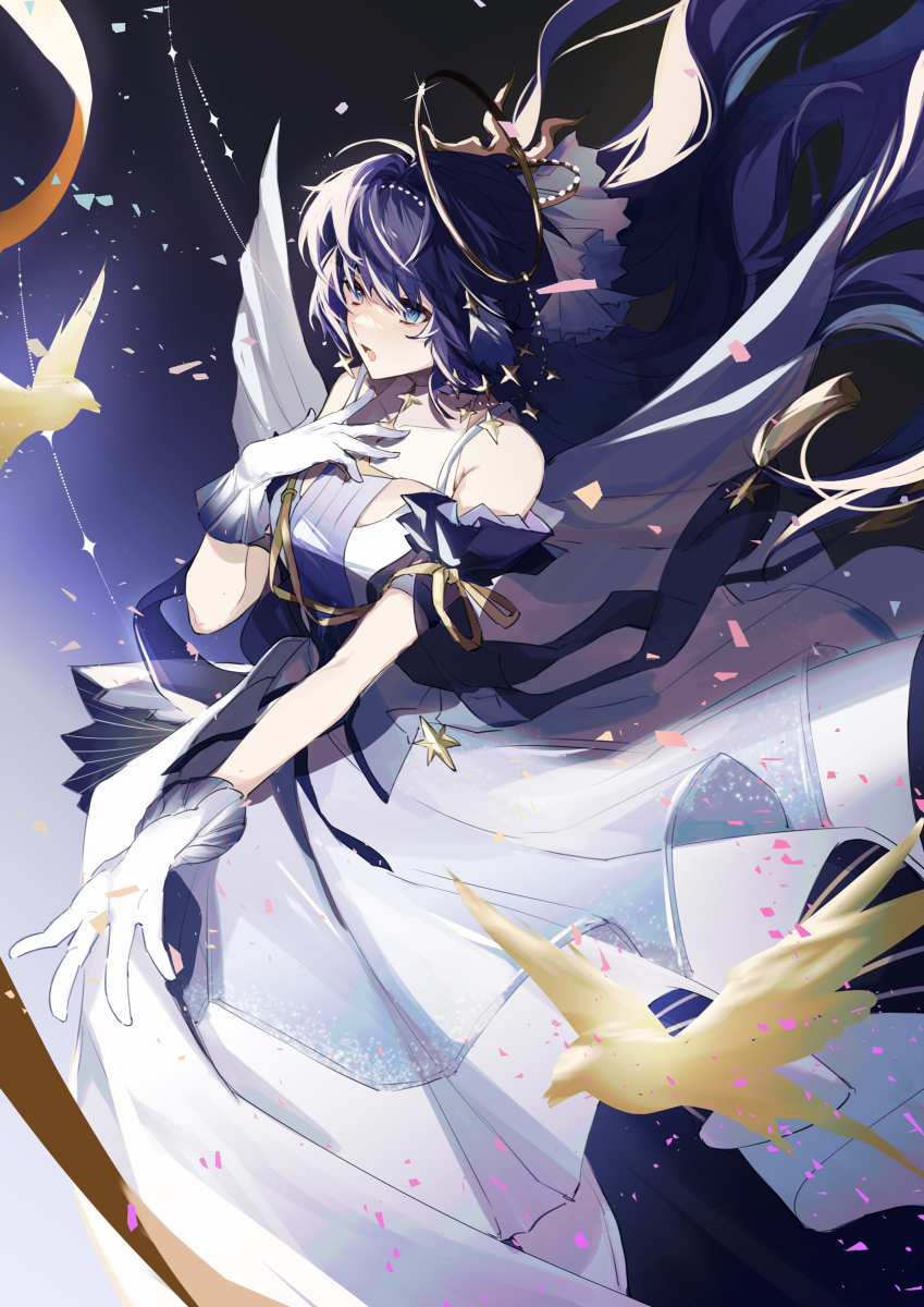 This is a pixiv picture whose title is 星极.