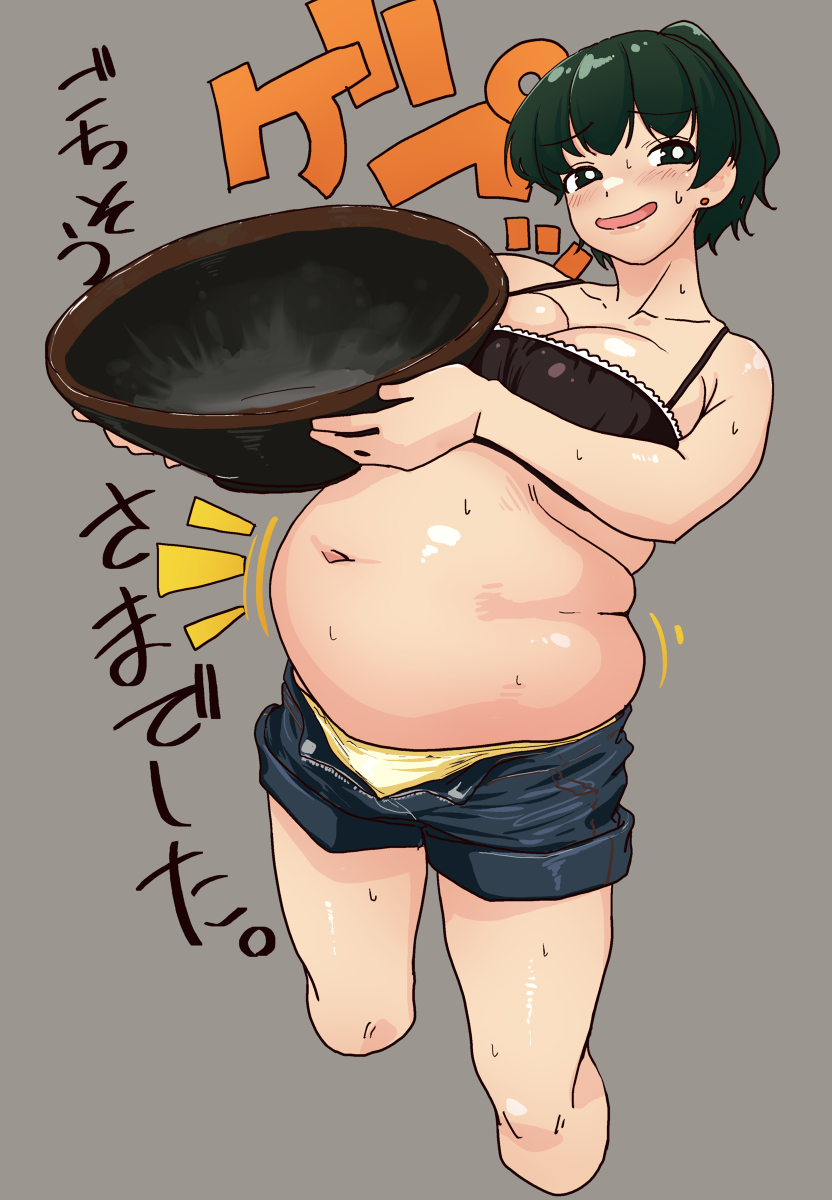 This is a pixiv picture whose title is 大食いちゃん.