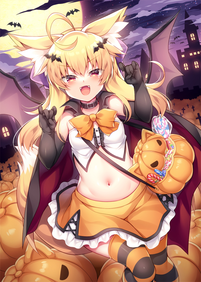 This is a pixiv picture whose title is TRICK or TREAT！.