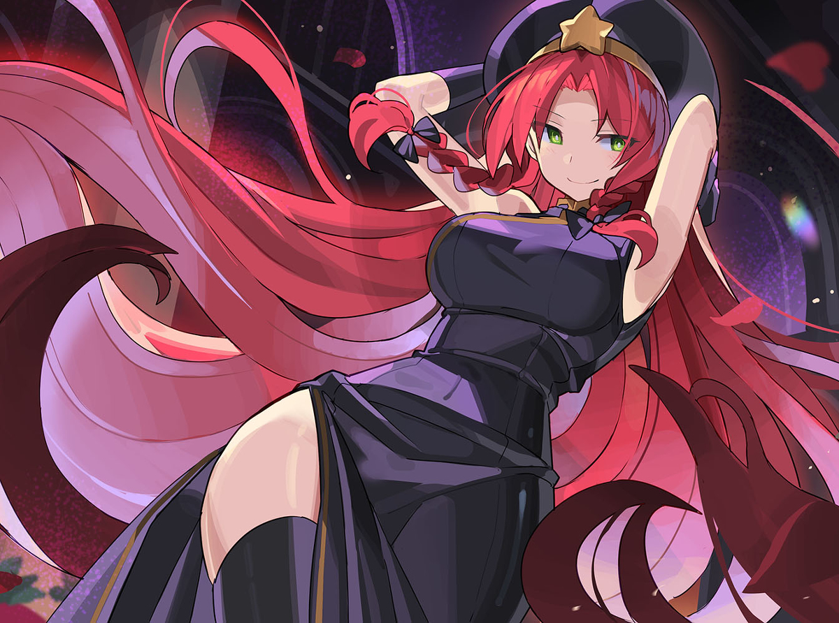 This is a pixiv picture whose title is 黒メイリン.