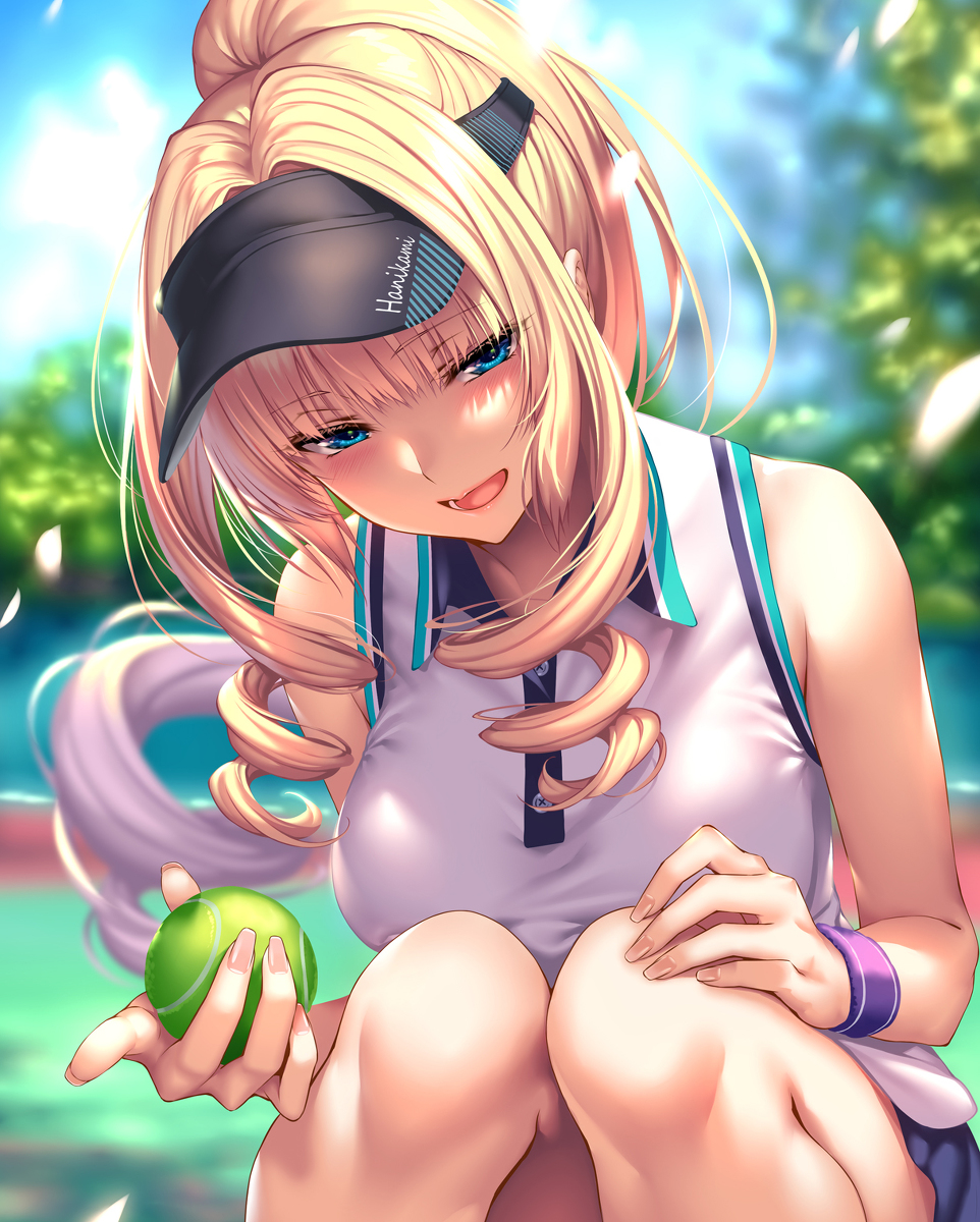 This is a pixiv picture whose title is テニスで私に勝てると思ってましたの？.