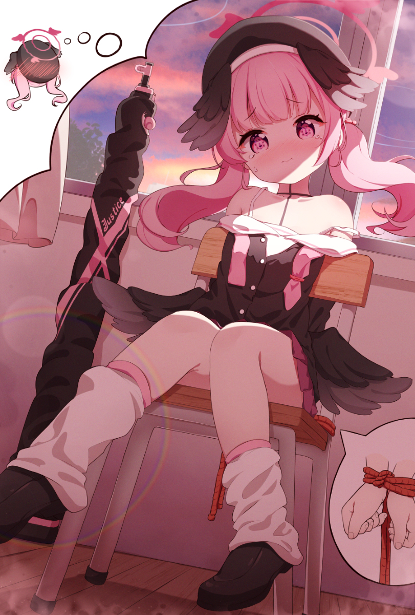 This is a pixiv picture whose title is 妄想中。。。.