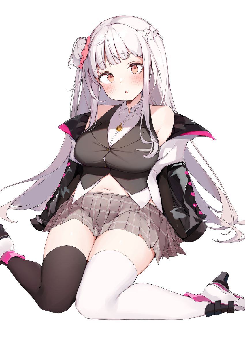This is a pixiv picture whose title is 腹チラ【commission】.