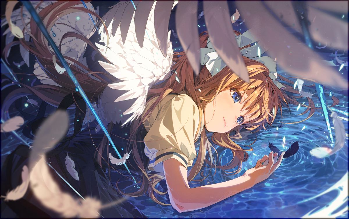 This is a pixiv picture whose title is 神尾観鈴ちゃん.