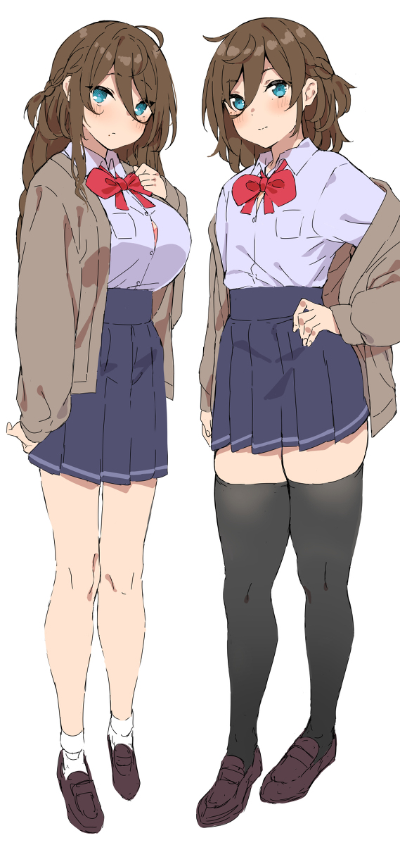 This is a pixiv picture whose title is 栄養の吸収先が偏る双子。.