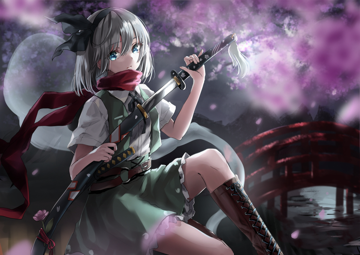 This is a pixiv picture whose title is 切れぬものなど.