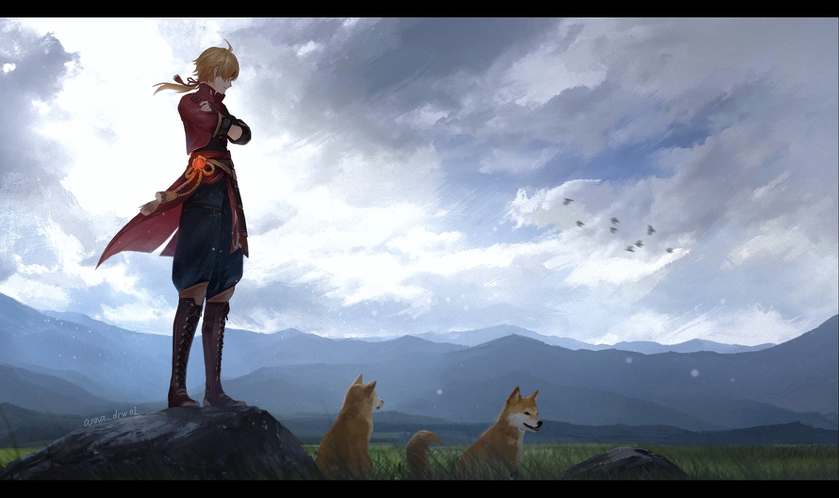 This is a pixiv picture whose title is トーマ.