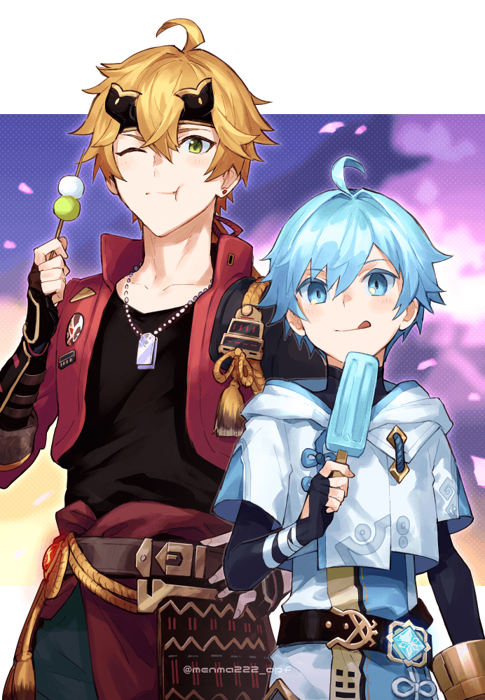 This is a pixiv picture whose title is *.