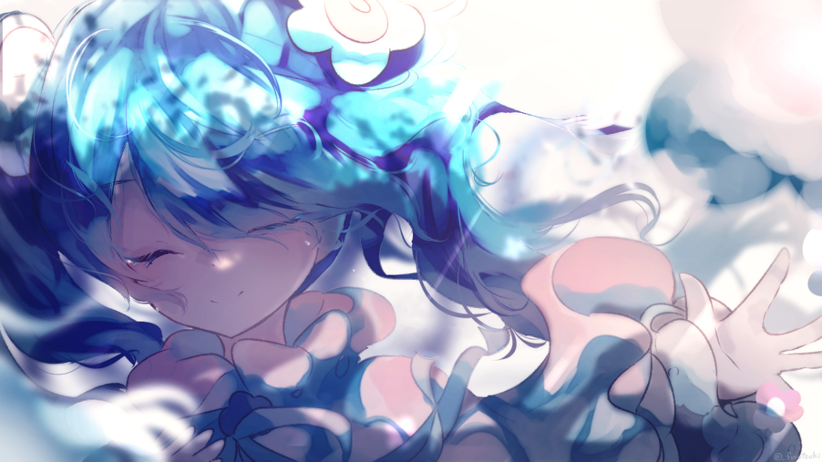 This is a pixiv picture whose title is また来年.
