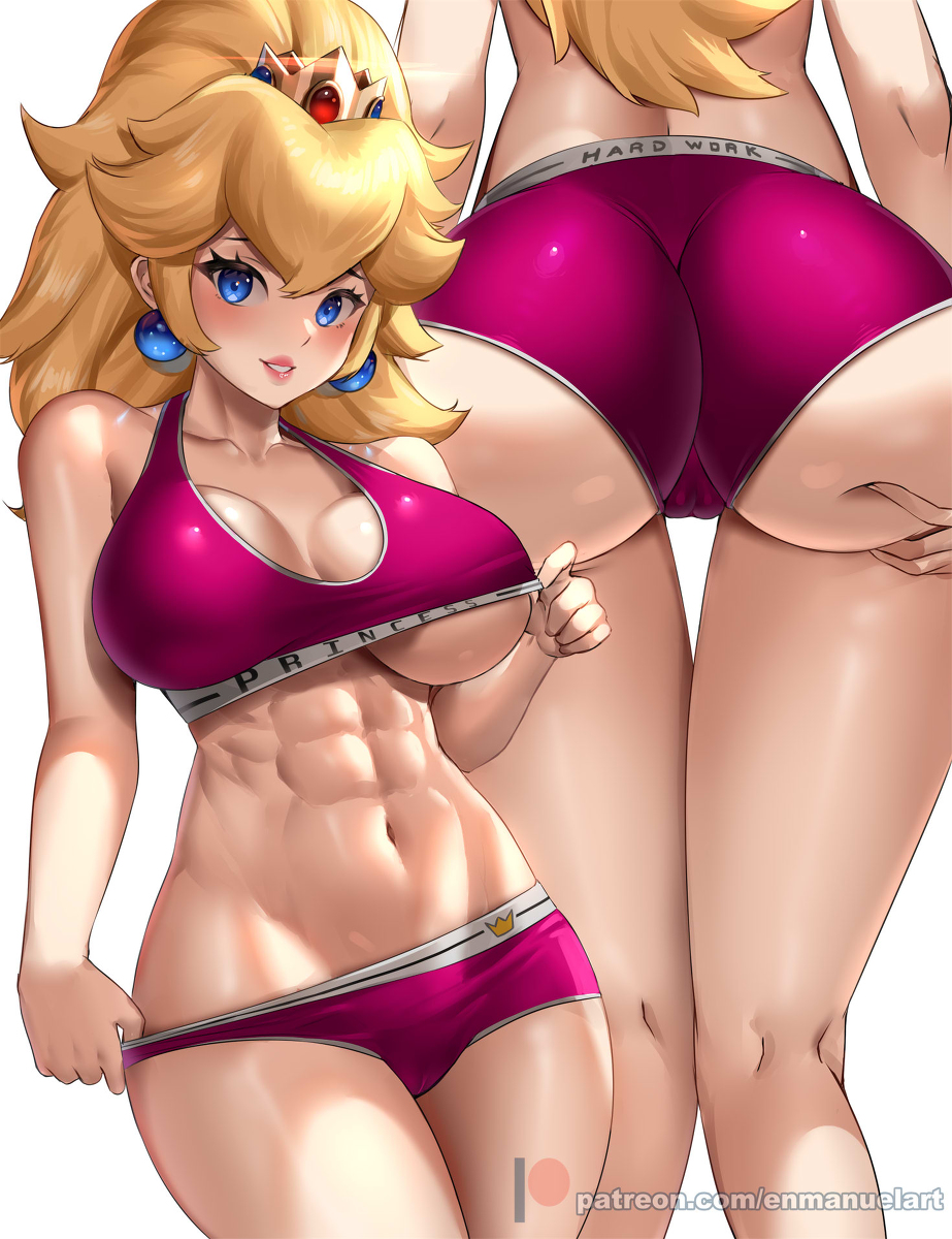 This is a pixiv picture whose title is Princess Peach.
