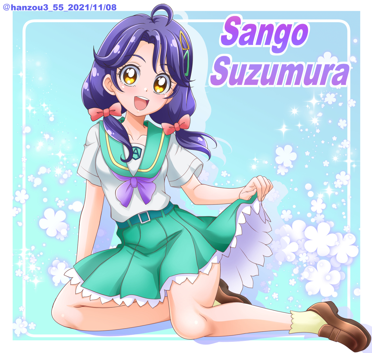 This is a pixiv picture whose title is さんごちゃん制服♪.