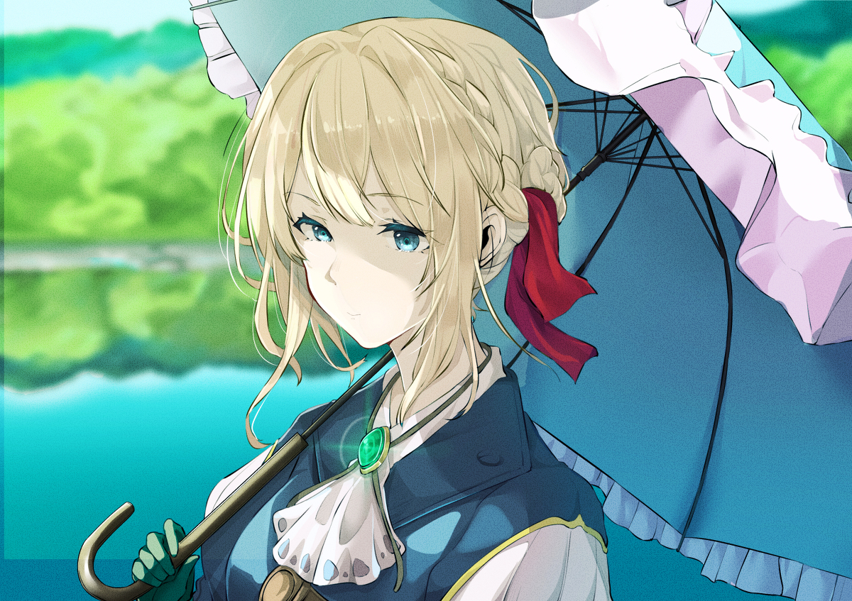 This is a pixiv picture whose title is Violet.