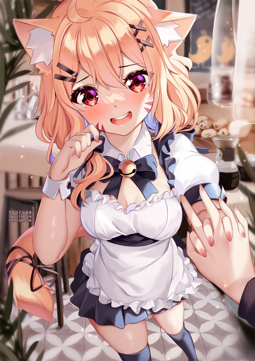 This is a pixiv picture whose title is Maid Shyrei.