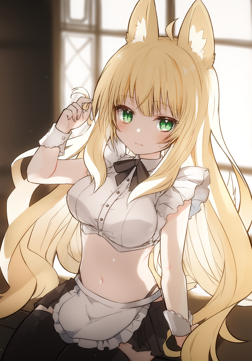 This is a pixiv picture whose title is みつめられてちょっとはずかしい.