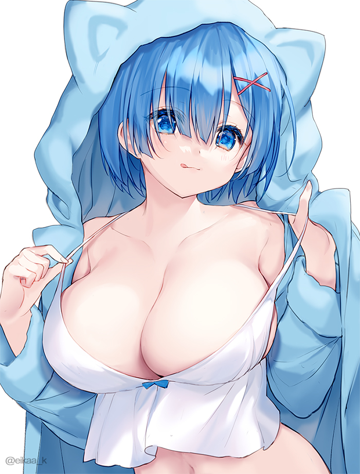 This is a pixiv picture whose title is レムっぱい.