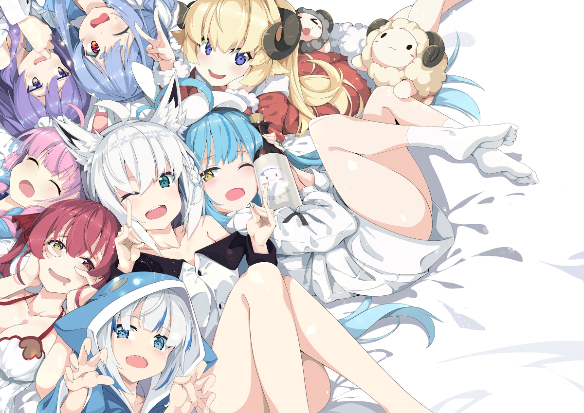 This is a pixiv picture whose title is HOLOLIVE Idolmix DDpower.
