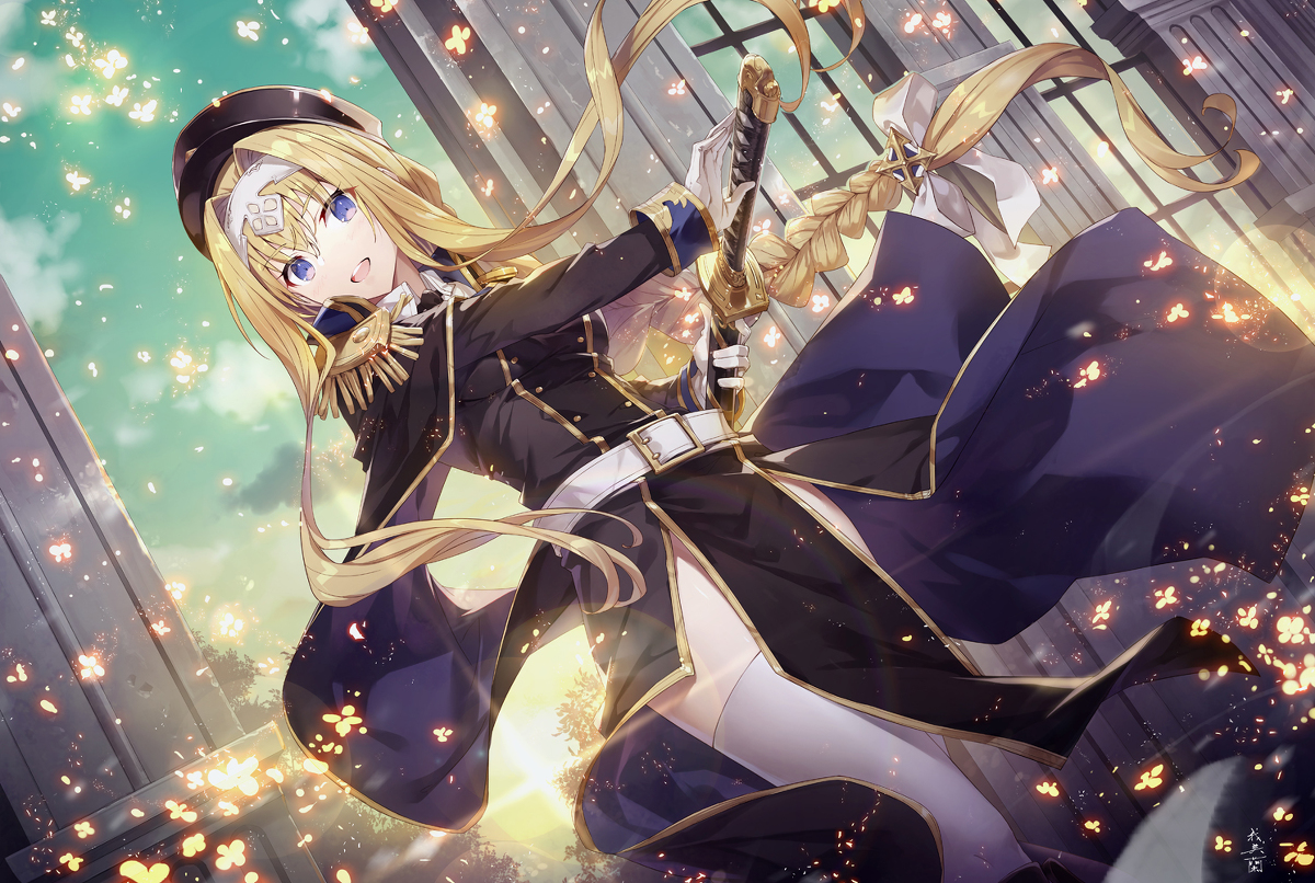 This is a pixiv picture whose title is 軍服アリス.