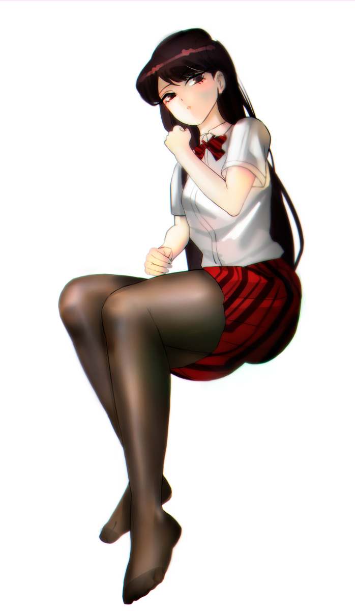 This is a pixiv picture whose title is 古見さん.