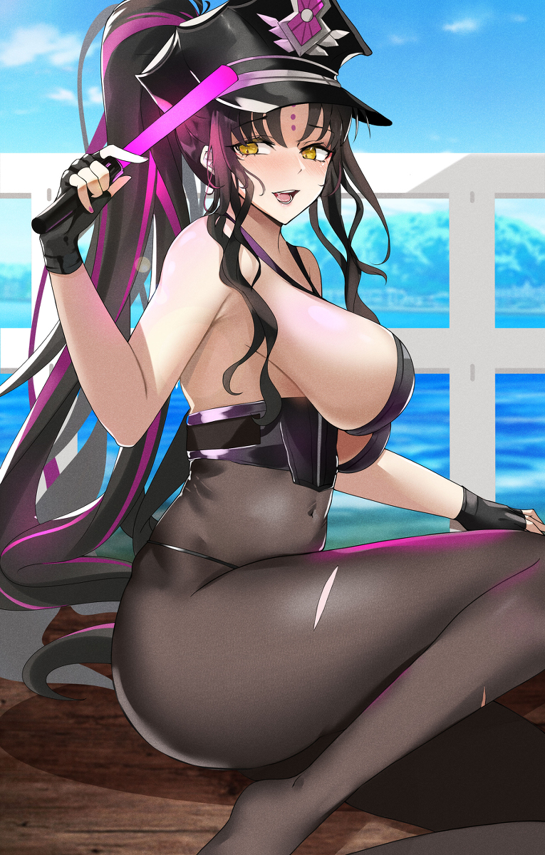 This is a pixiv picture whose title is 泳装杀生院.