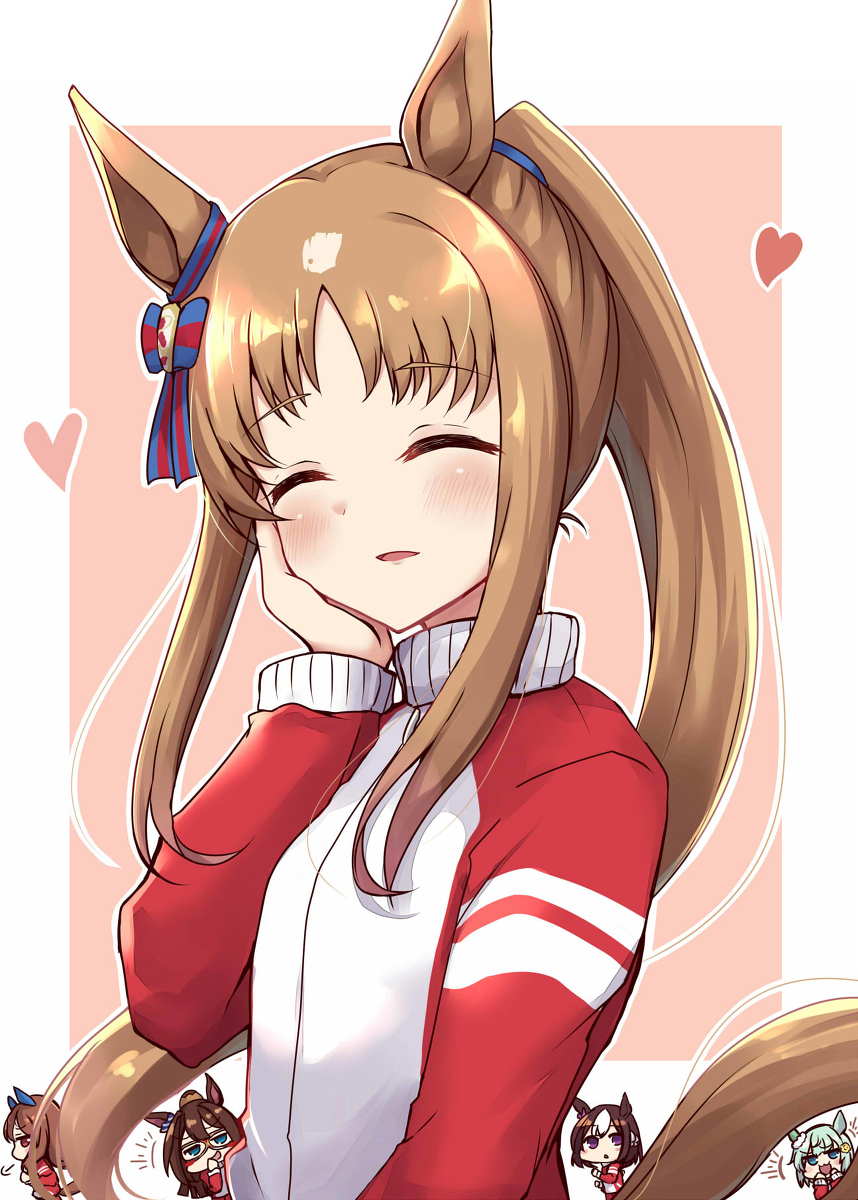 This is a pixiv picture whose title is ポニテグラス.