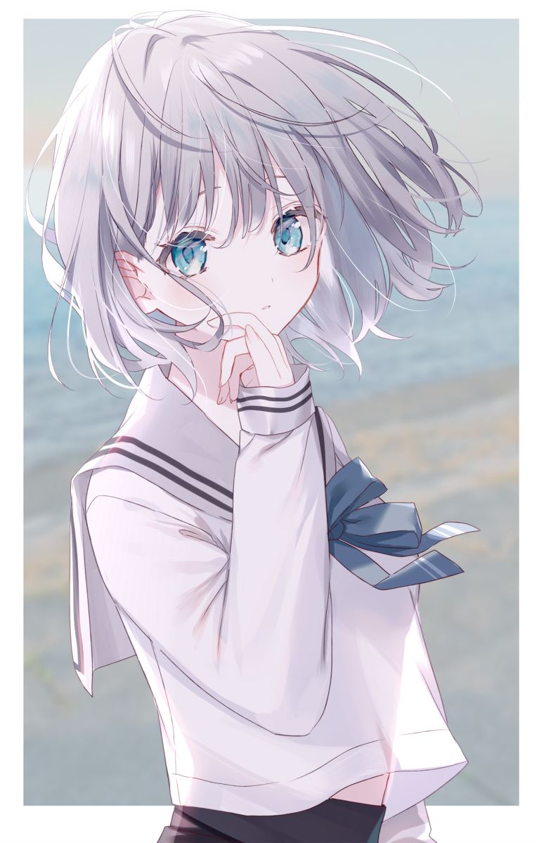 This is a pixiv picture whose title is 海.