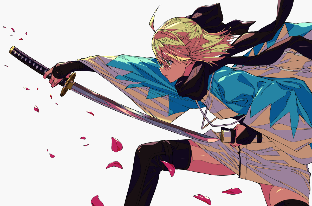 This is a pixiv picture whose title is 沖田総司さん.