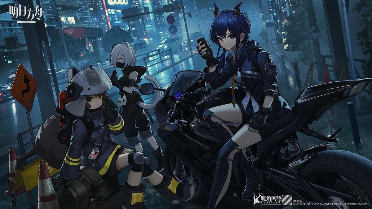 This is a pixiv picture whose title is 明日方舟.