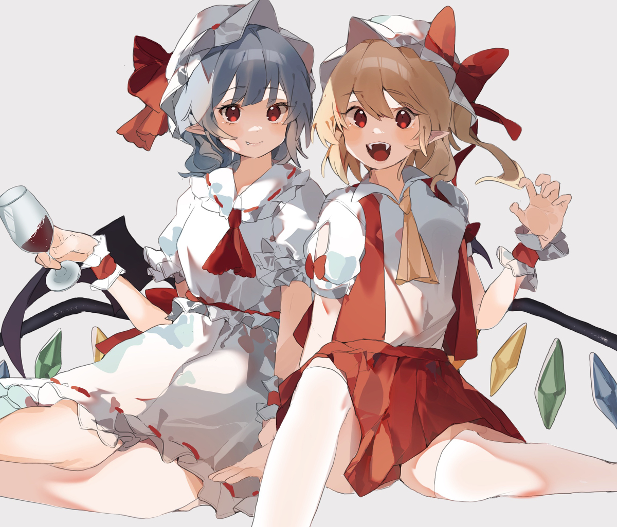 This is a pixiv picture whose title is レミフラ.