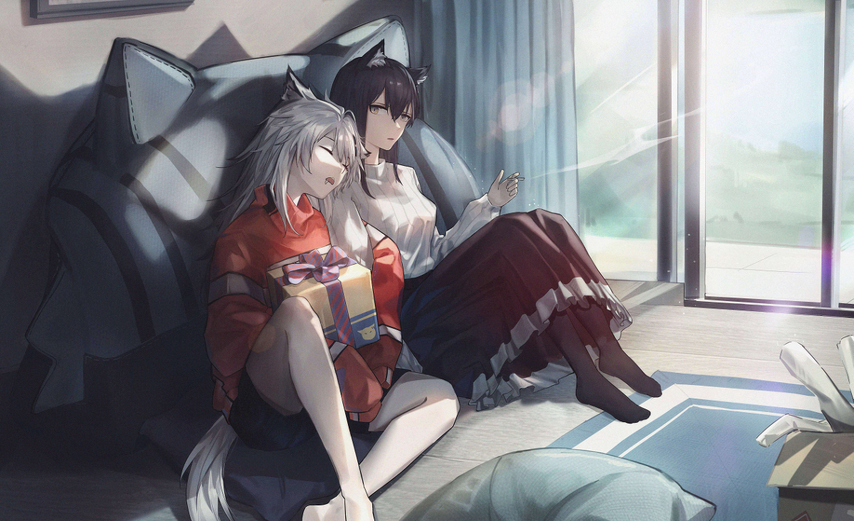 This is a pixiv picture whose title is 礼物.