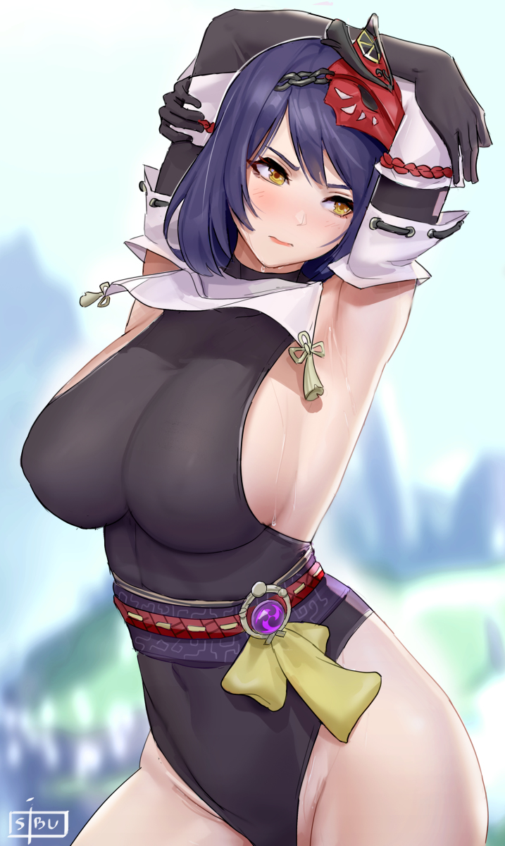 This is a pixiv picture whose title is Kujou Sara.