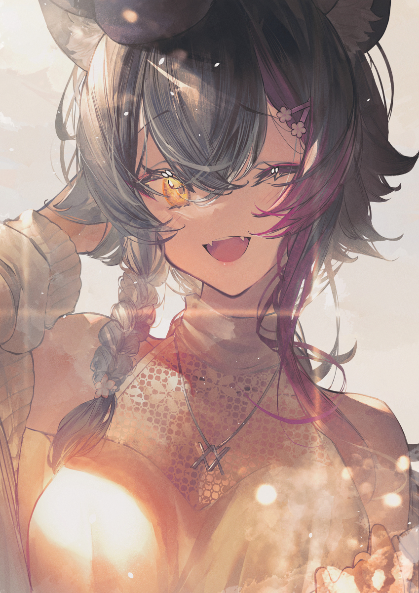 This is a pixiv picture whose title is Ookami Mio.