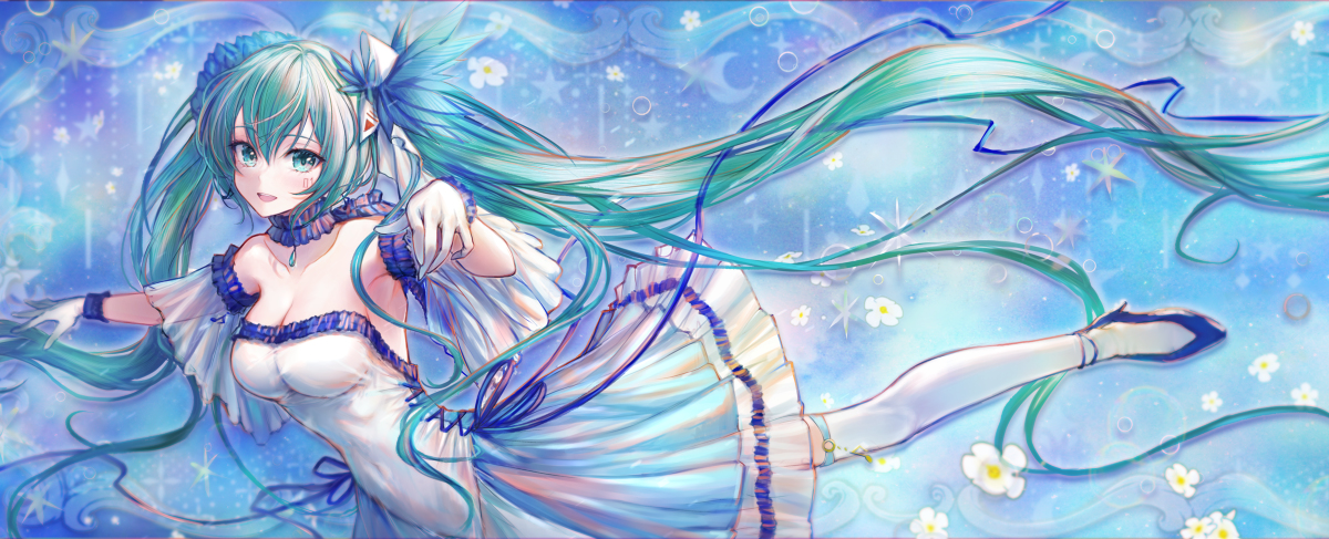 This is a pixiv picture whose title is YUME MIKU～ユメヲミタ～.