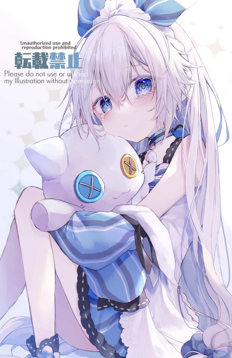 This is a pixiv picture whose title is なきむし.