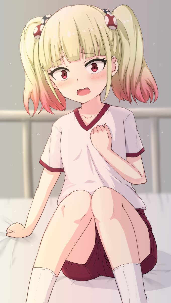 This is a pixiv picture whose title is 二暮堂ユリアちゃんが保健室で恐ろしい目に.
