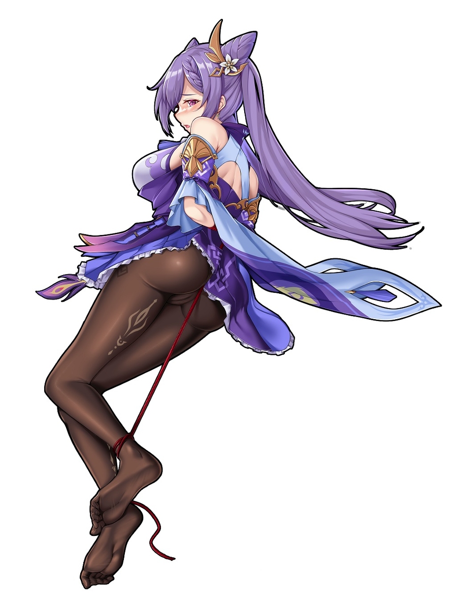 This is a pixiv picture whose title is 刻晴2.
