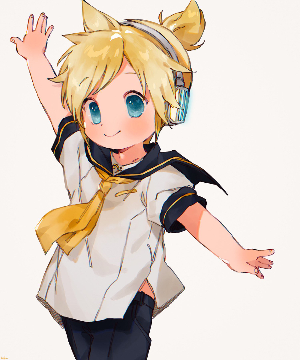 This is a pixiv picture whose title is Happy Little Len!.